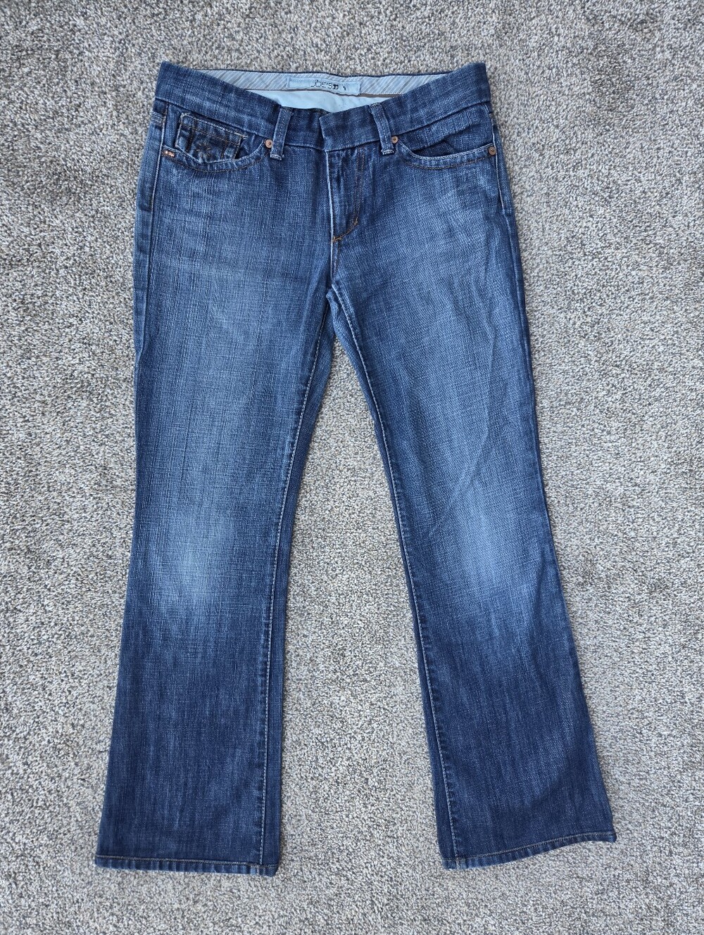 Joes Jeans Turner Vintage Y2K Low Rise Flap Pocket Bootcut Denim Jeans Wide Cuff